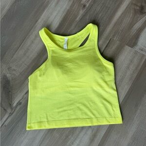 lululemon athletica Yellow Tank Top